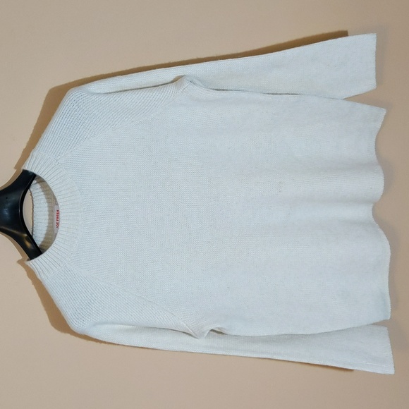 Joe Fresh|NWT White Crew Neck Sweater Acrylic Blend With Some Recycled Materials - Picture 1 of 14